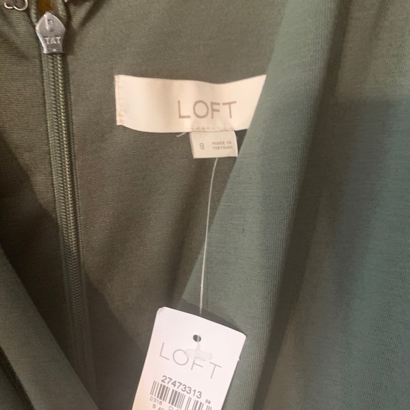 Loft faux wrap sleeveless dress - Picture 2 of 3